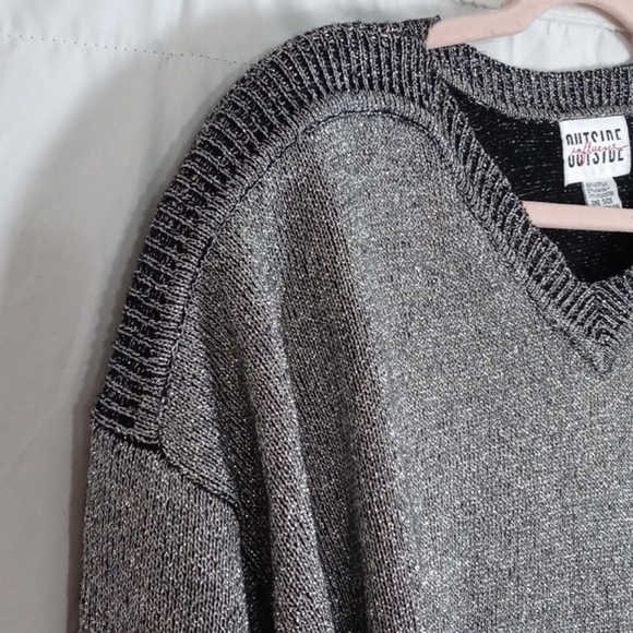 Outside influence oversize shoulder pads metallic - Picture 4 of 8